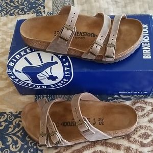 Birkenstocks Franca Tobacco Brown sz 37 regular